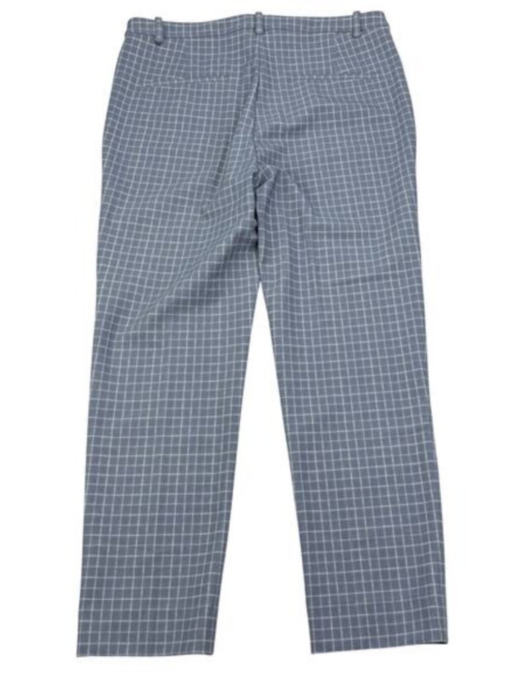 Theory Classic Slim Cropped Pants in Precision Grid Size 8 - Picture 4 of 5